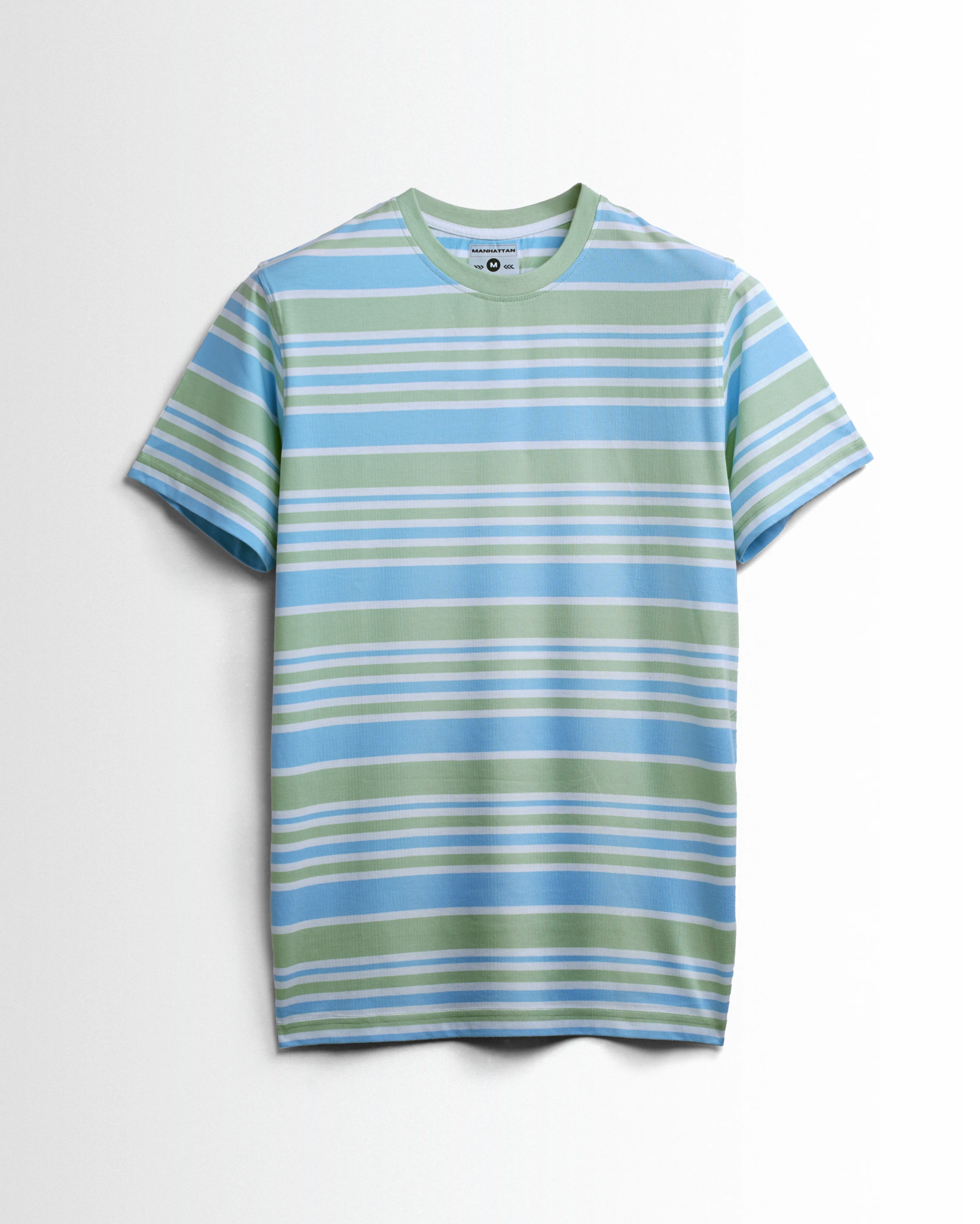 Round Neck Stripes T Shirts